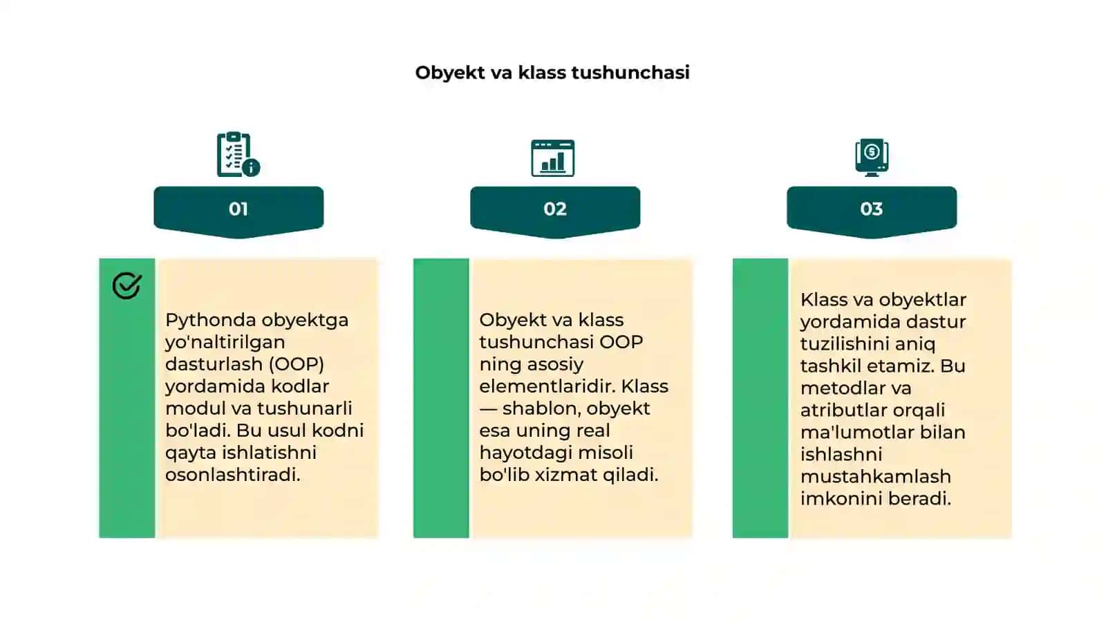 Obyektga yo naltirilgan dasturlash (OOP) 4