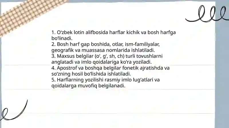 Imloviy savodxonlik 4