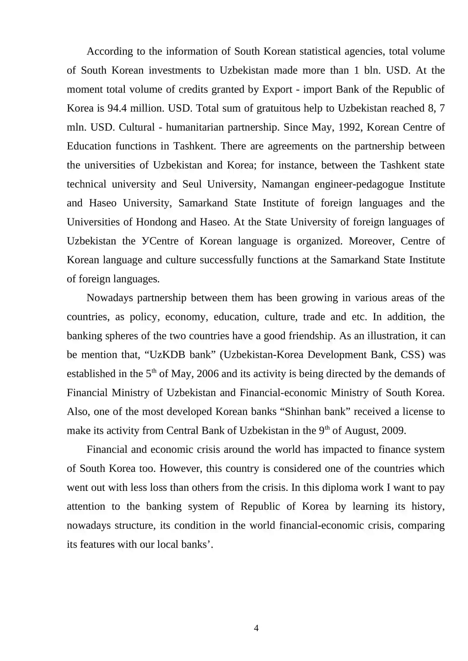Banking system of foreign countries and their main features 4
