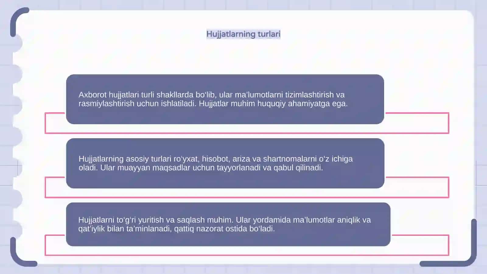 Axborot hujjatlari 4