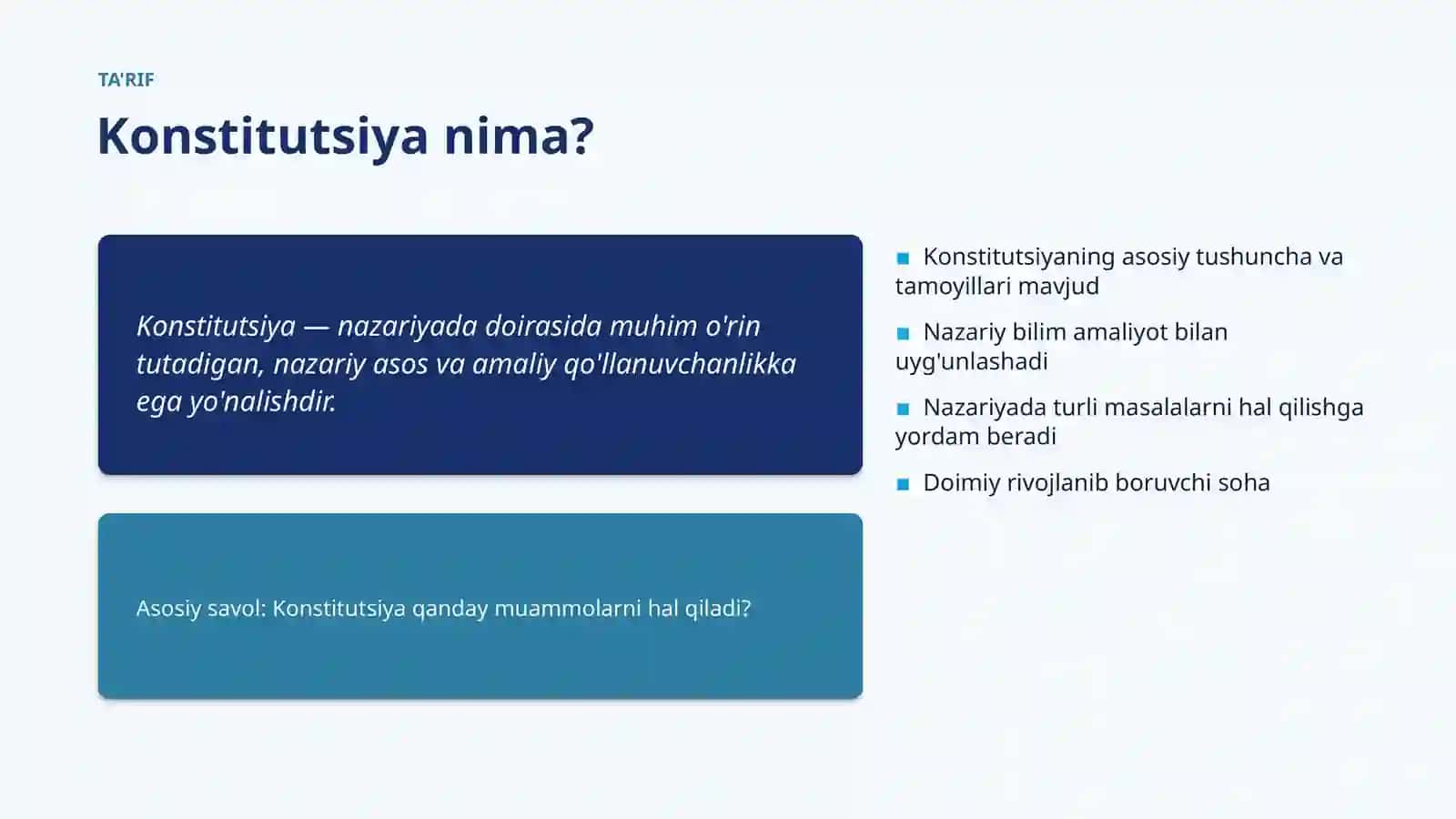 Konstitutsiya Ta'limi 4