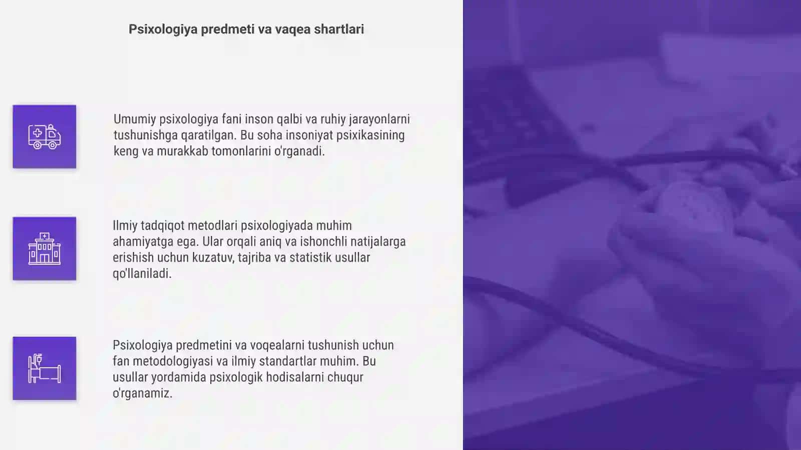 Umumiy psixologiya fanning predmeti va ilmiy tadqiqot metodlari 4
