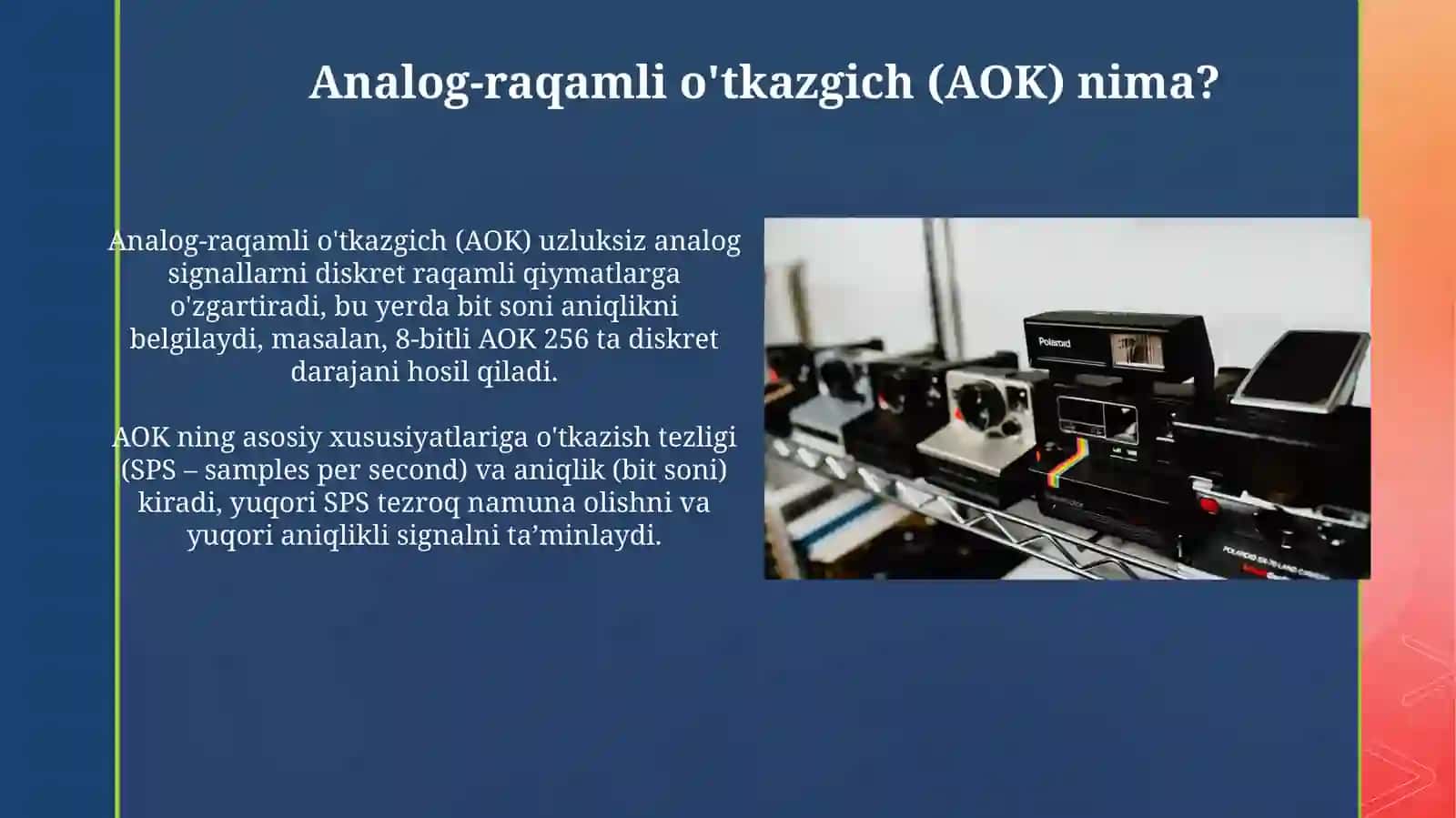 Analog-raqamli varaqam-analoglioʻzgartirgichlar 4