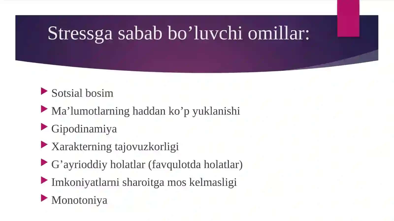 STRESS 4