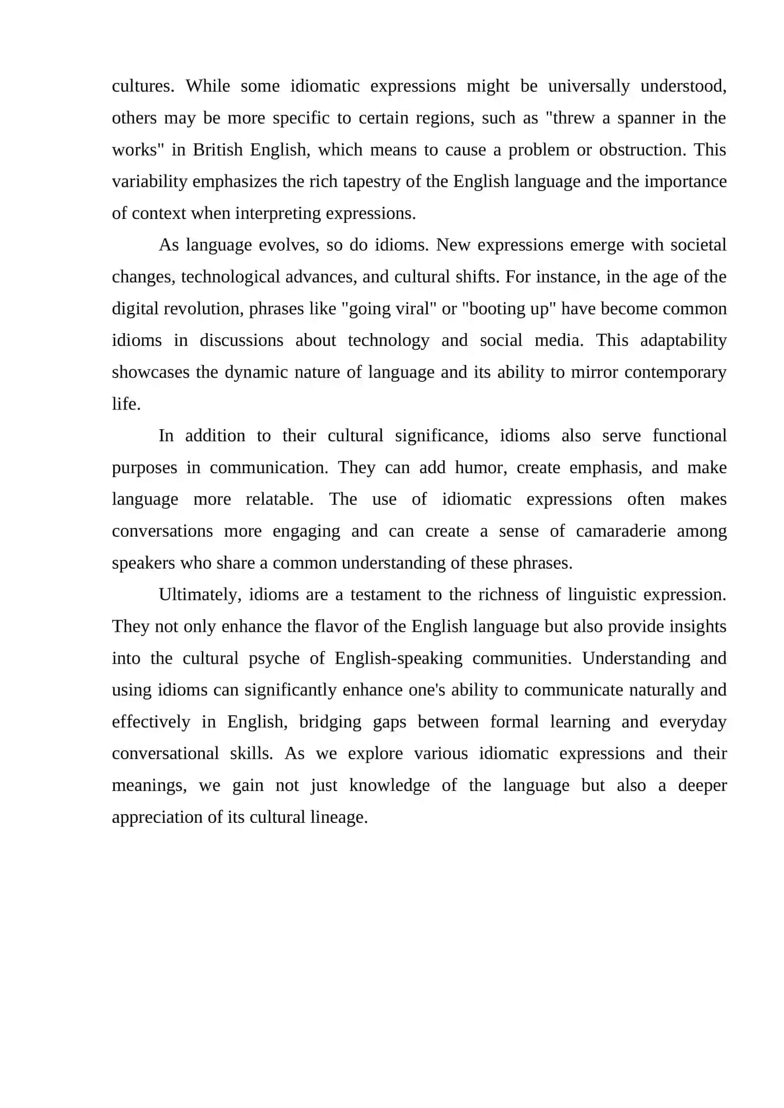 INGLIZ TILIDAGI IDIOMLAR VA ULARNING MA’NOSI 4