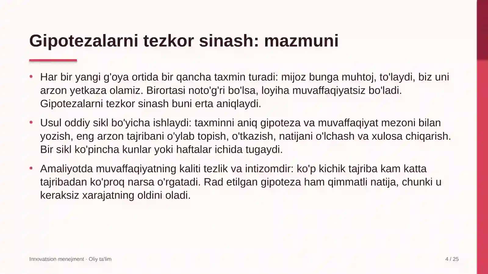 Kriptoaktivlar bozorida gipotezalarni tezkor sinash 4