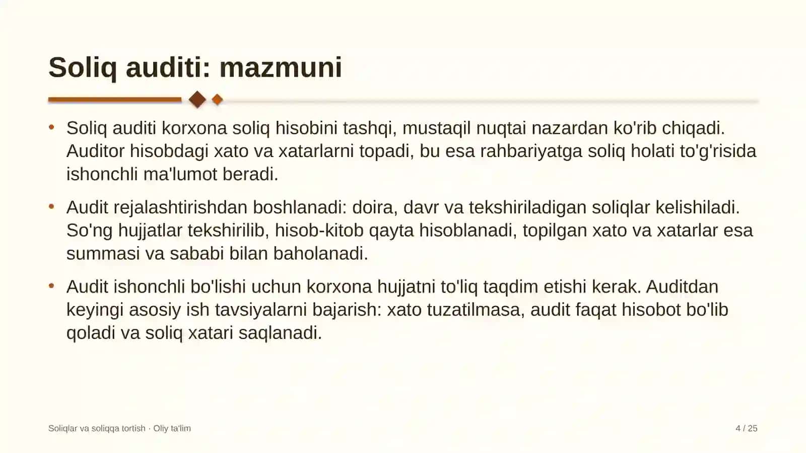 Vinochilik korxonalarida soliq auditi 4