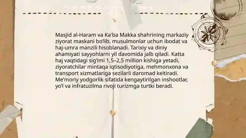 Makka shaxrining turizmi 4