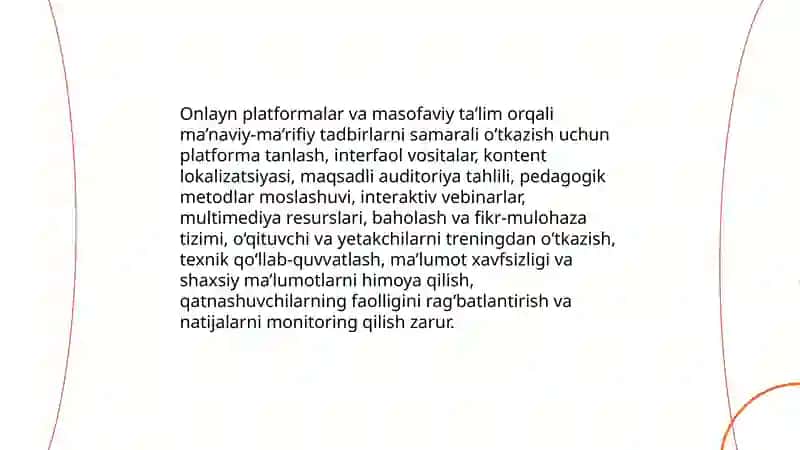 Ma’naviy - ma’rifiy ishlar 4