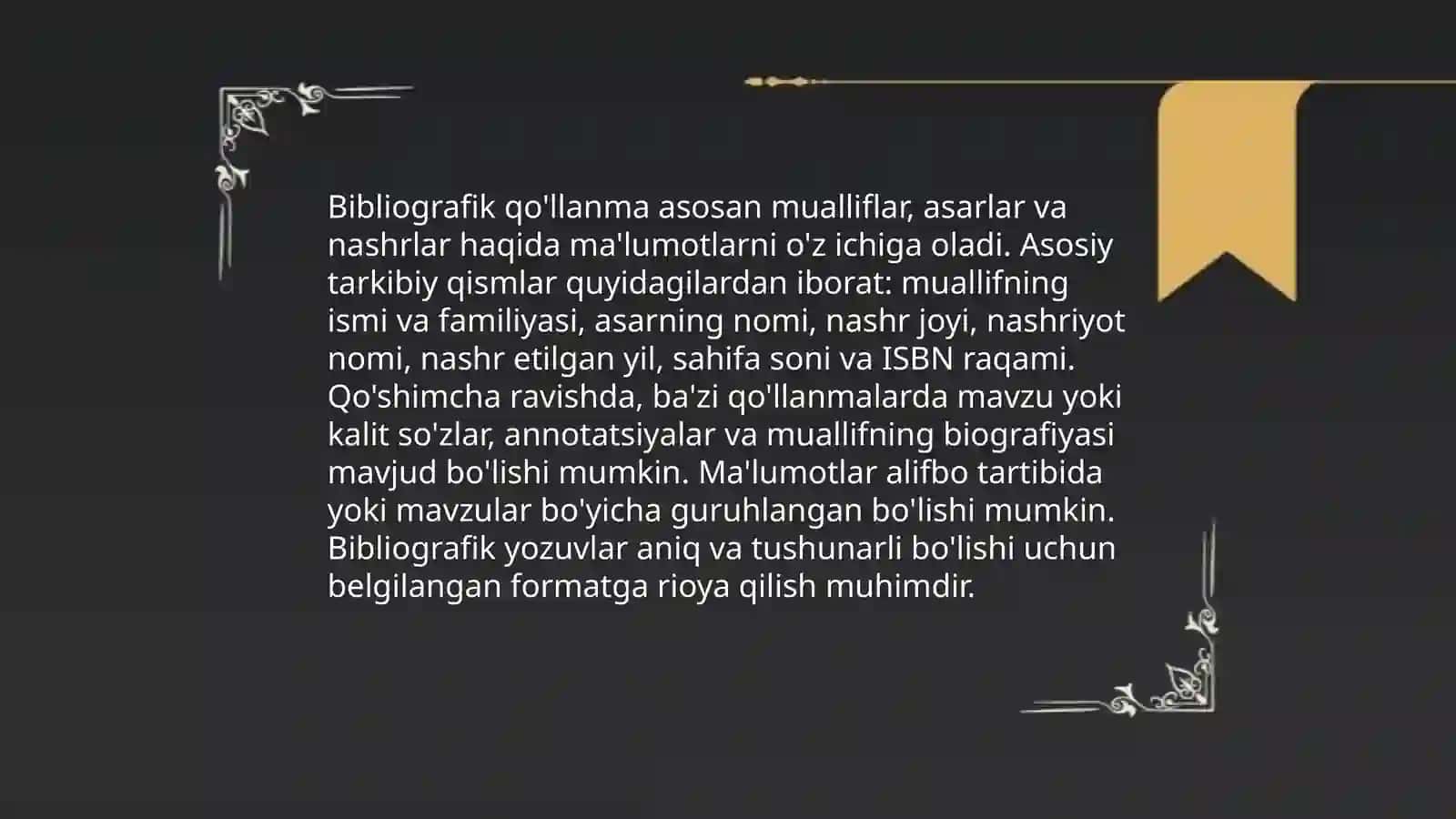 Bibliografik qo'llanma 4