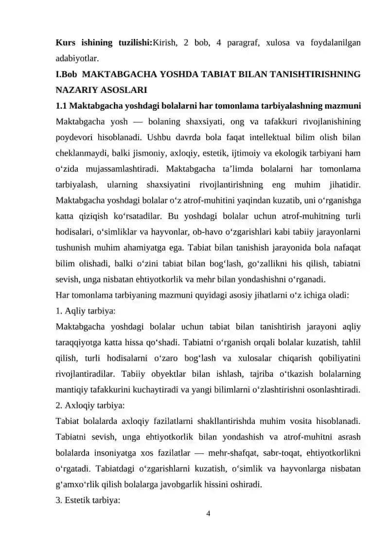 Tabiat bilan tanishtirish metodikasi 4