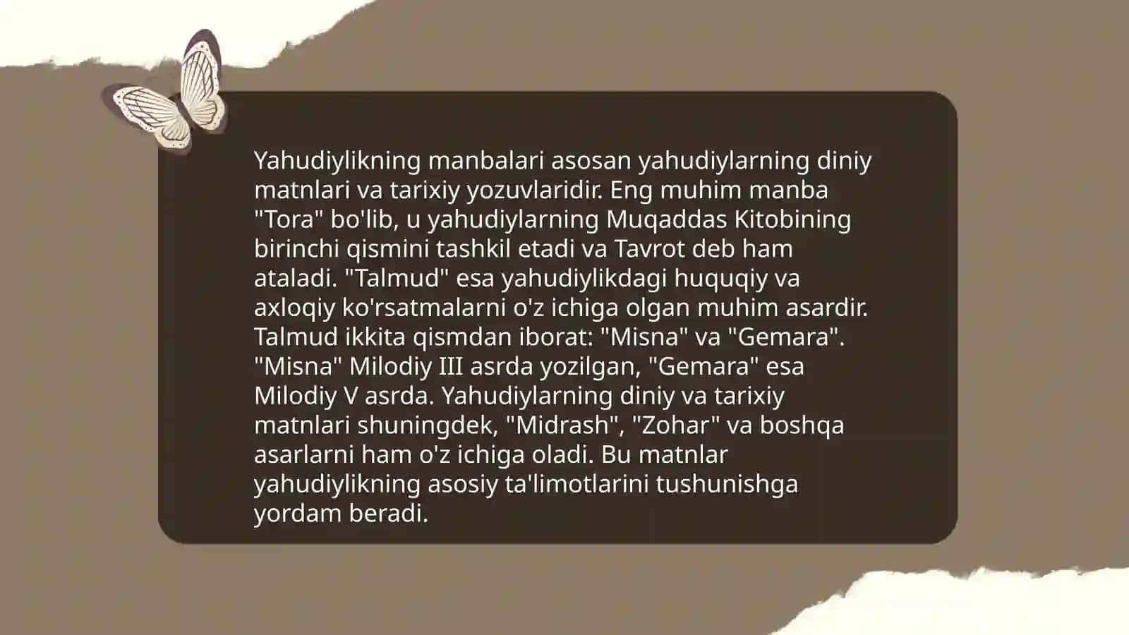 Tavrot yahudiylik dinining muqaddas kitobi 4