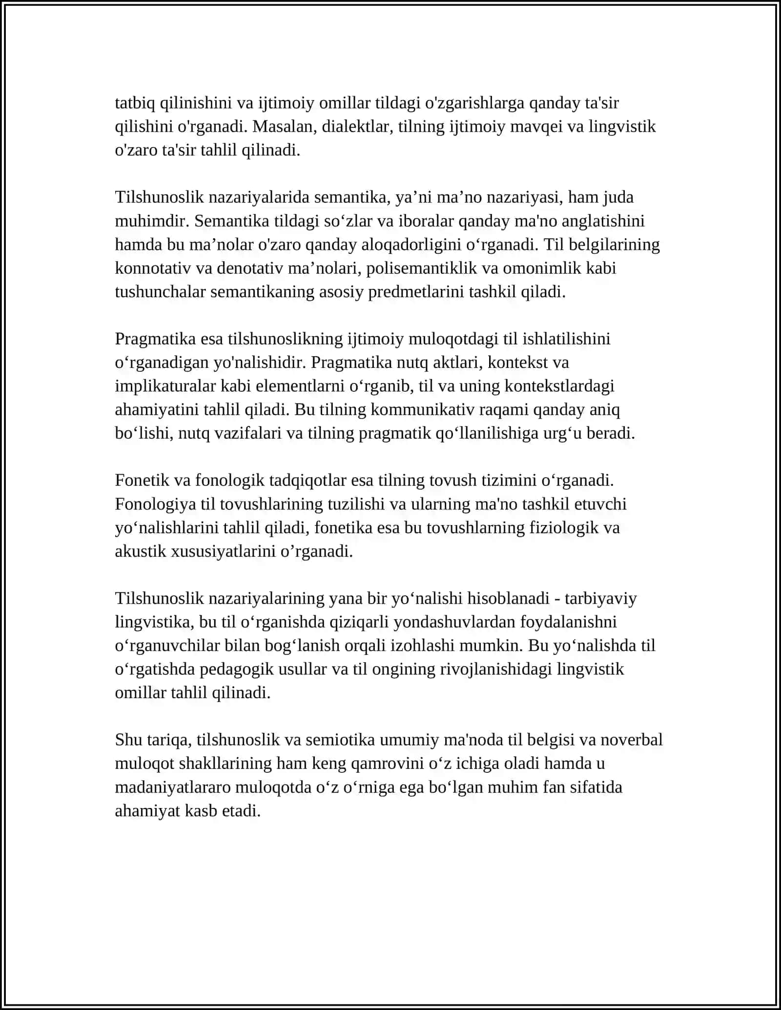 Tilshunoslik va Semiotika 4