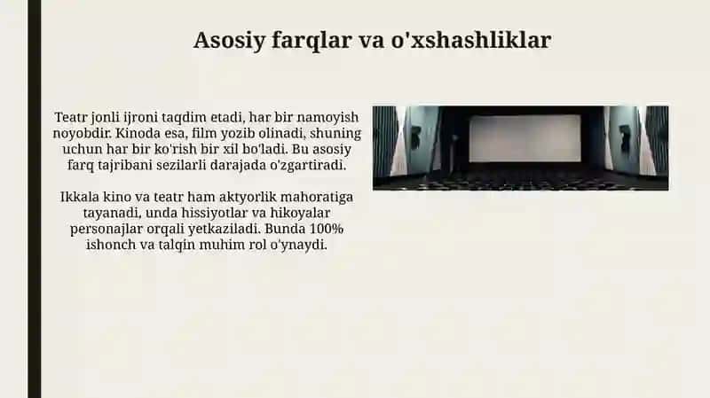 Kino va teatr 4