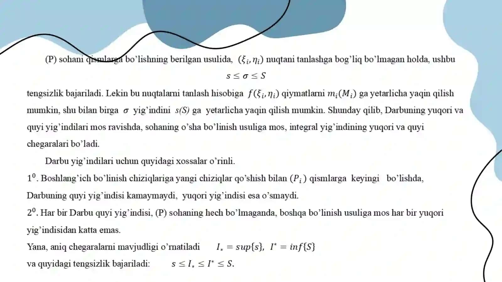 Ikkikarrali integrallar 4