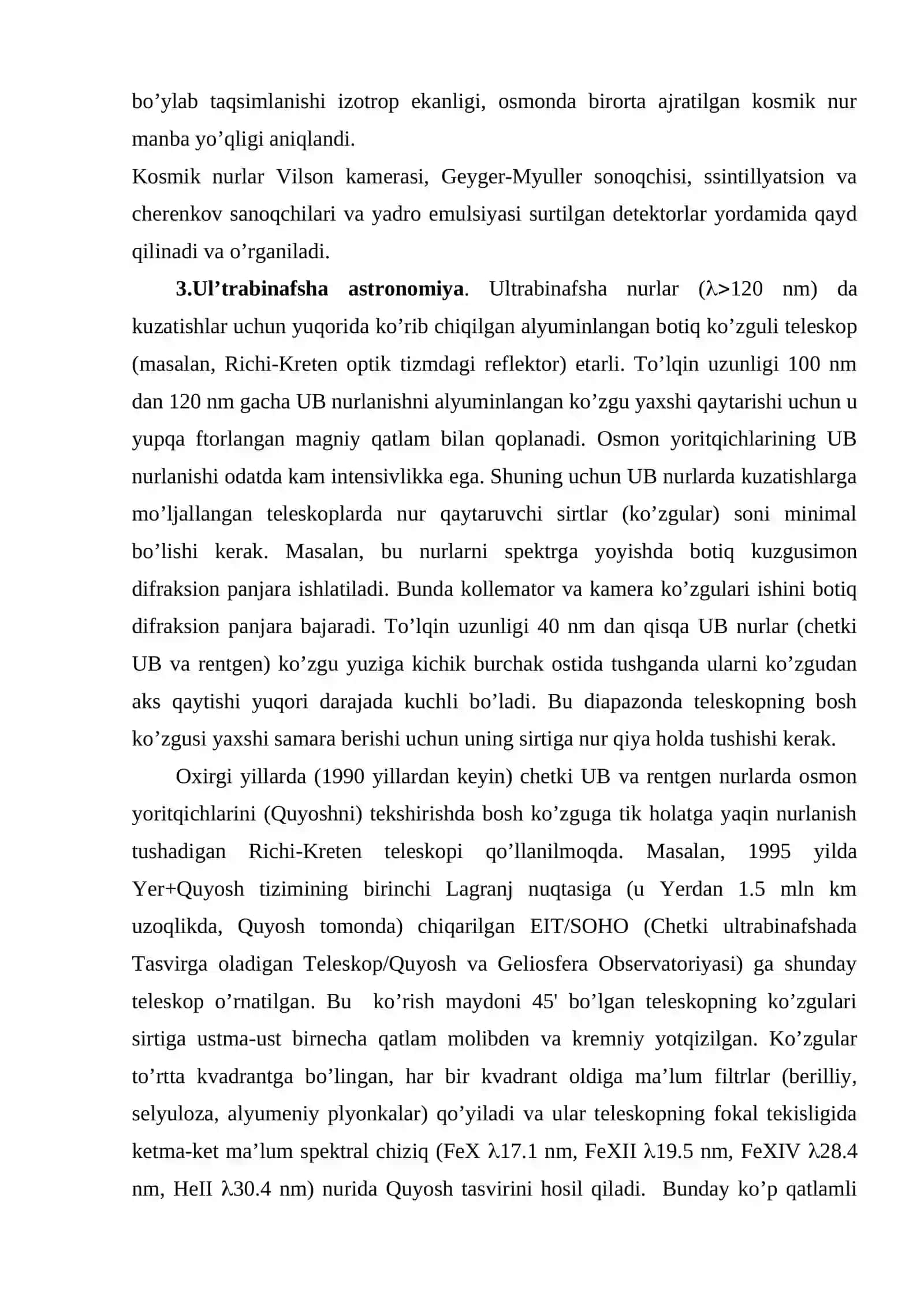 Kosmik astrofizik tekshirish asboblari 4
