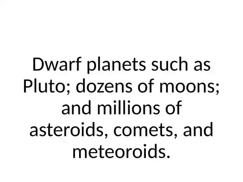 The Earth and Solar System 4