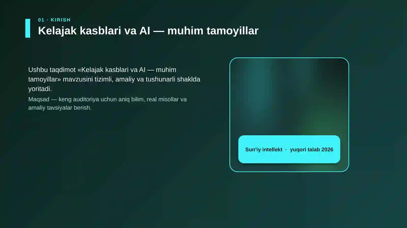 Kelajak kasblari va AI — muhim tamoyillar 4