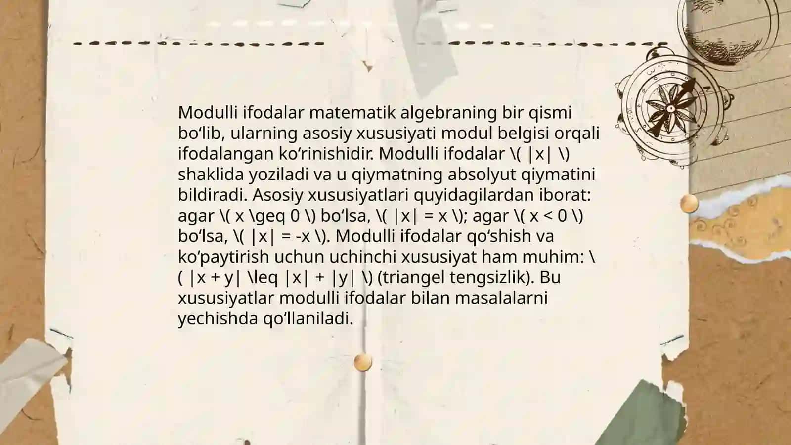Modulli ifodalar 4