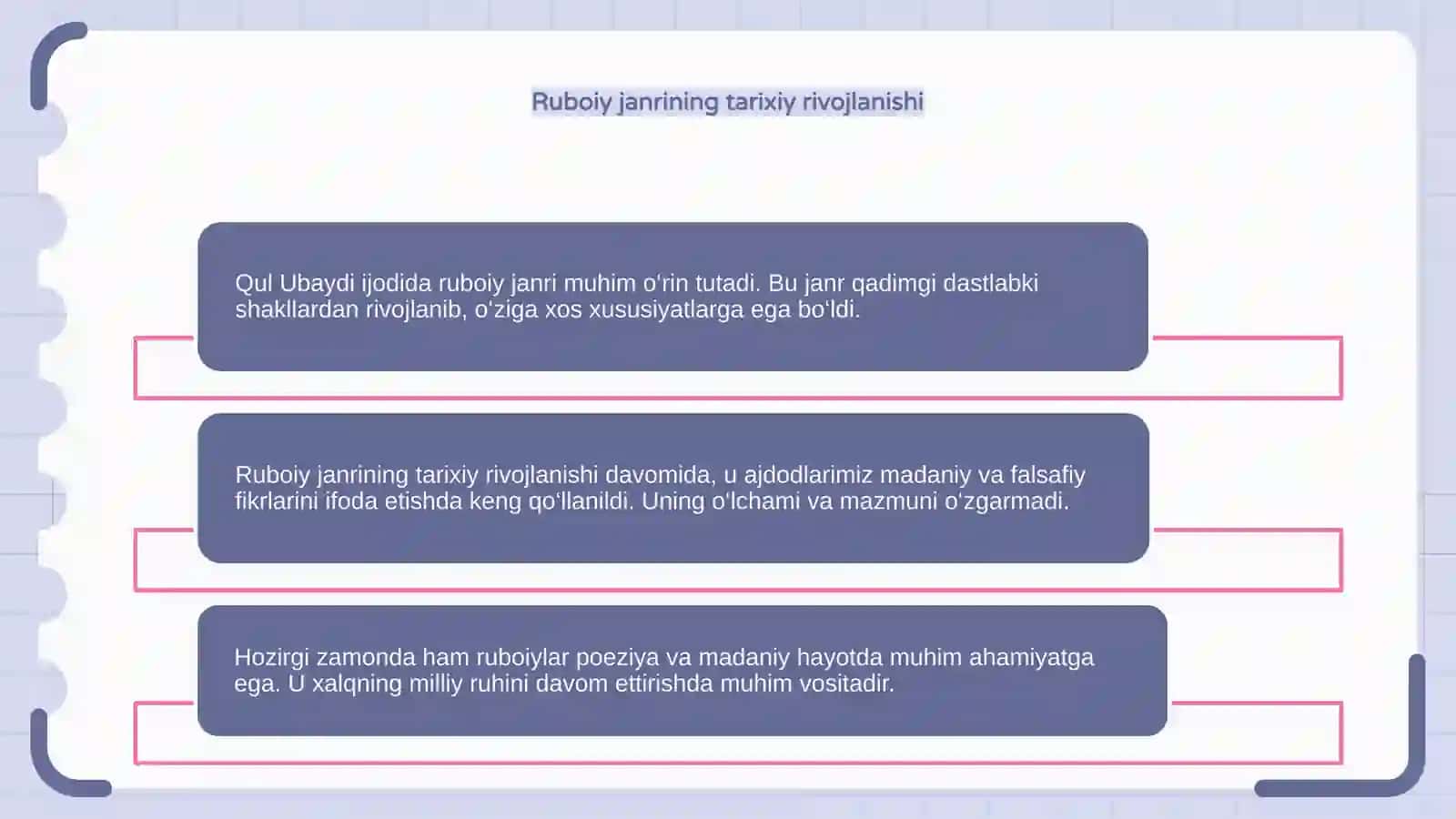 Qul Ubaydi ijodida ruboiy janrining oʻrni 4