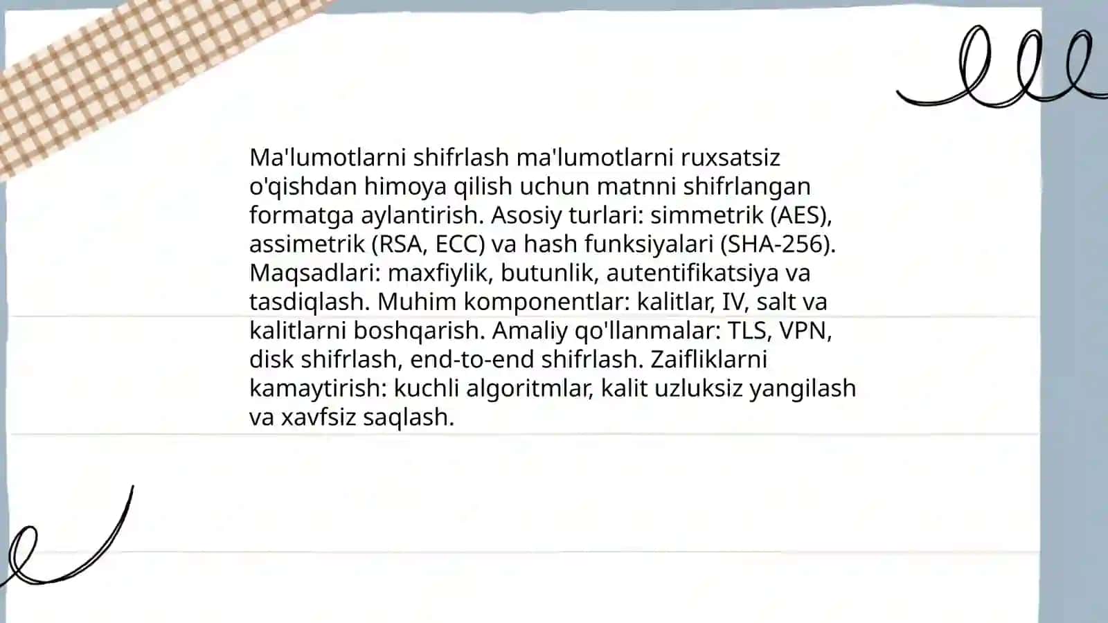 Tarmoq xavfsizligi 4
