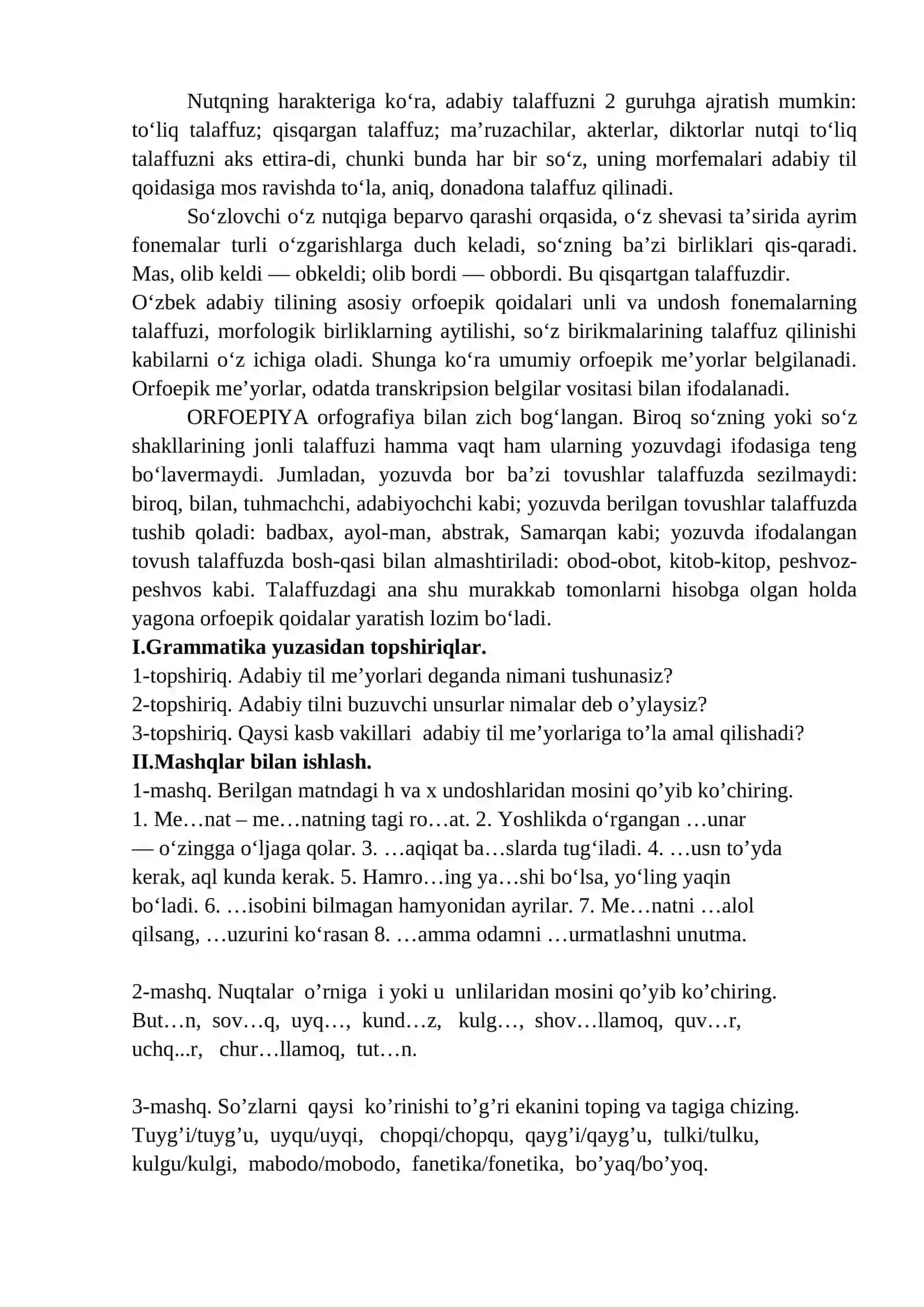 Adabiy til me’yorlari 4