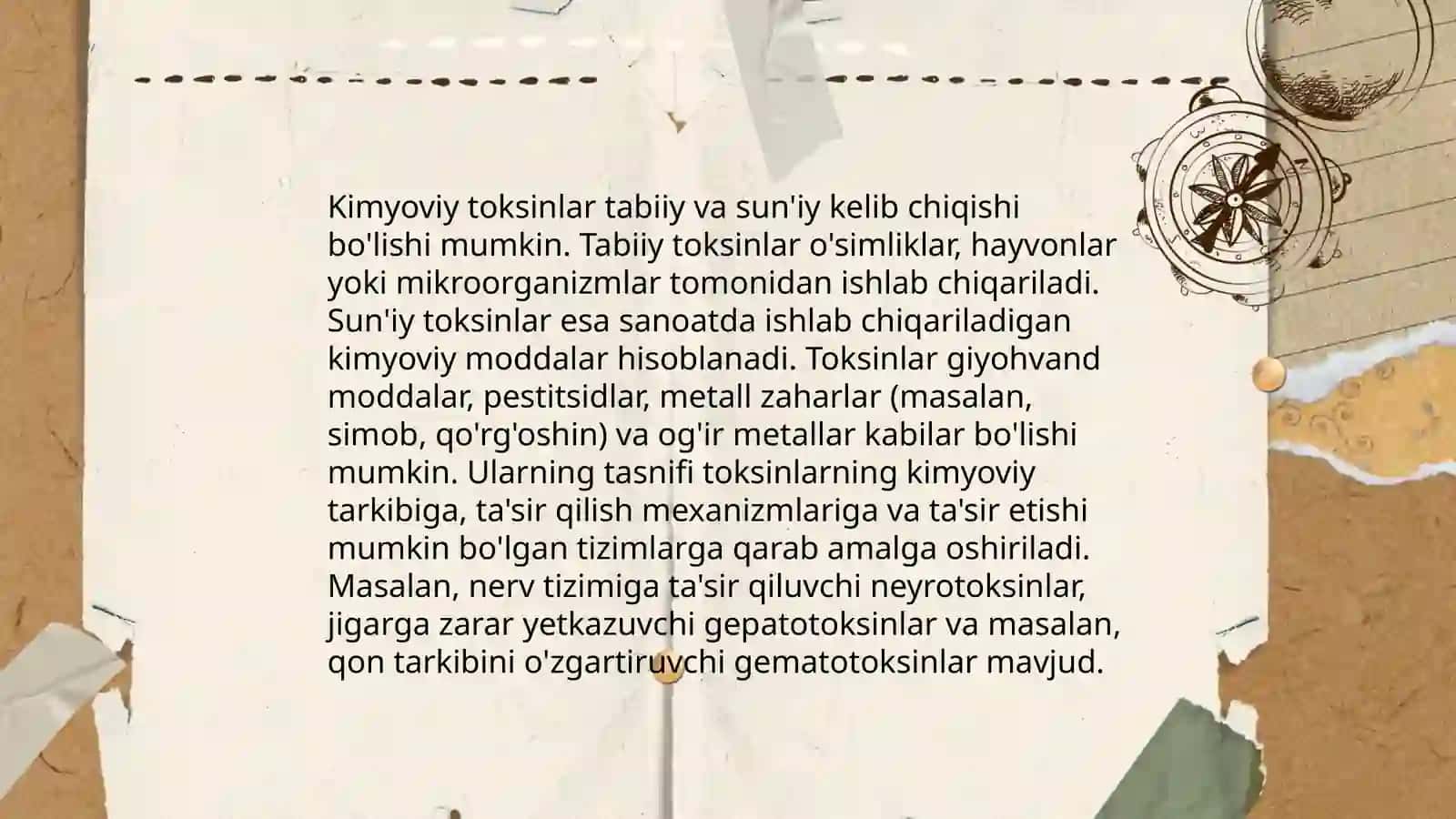 Kimyoviy taksinlarni inson organizmiga ta'siri 4