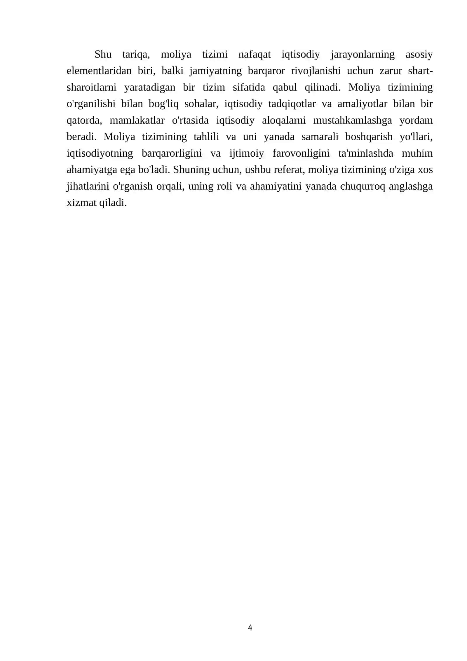 Moliya tizimi 4