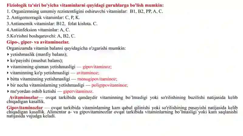 Vitaminlar 4