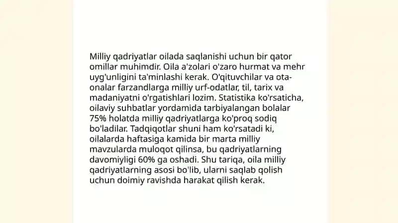 Oʻzbek oilasi 4