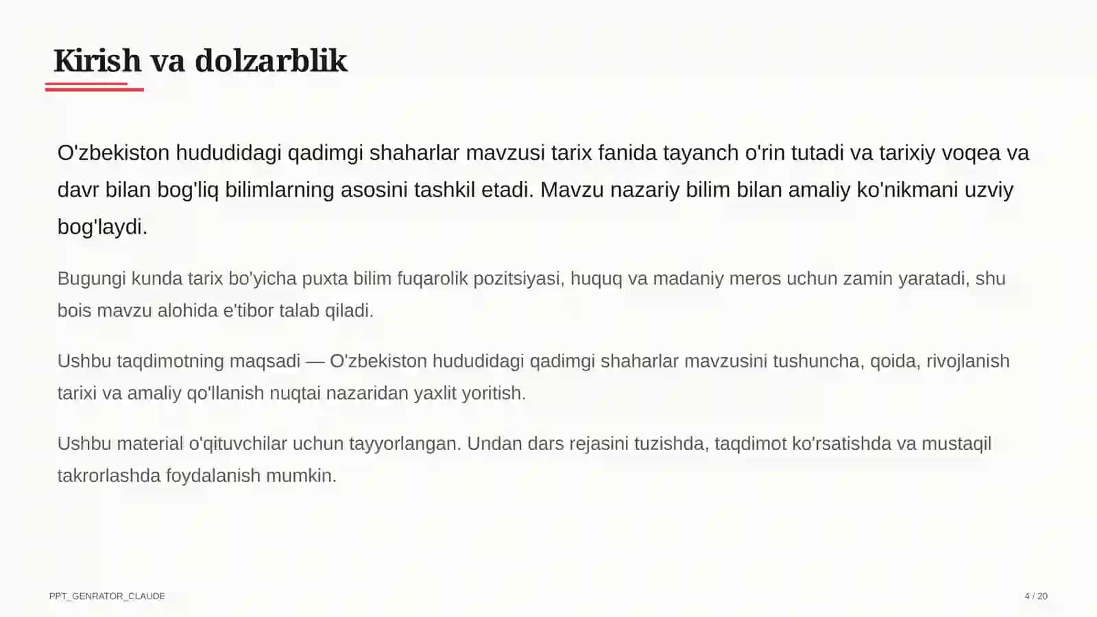 O'zbekiston hududidagi qadimgi shaharlar (5-sinf) 4