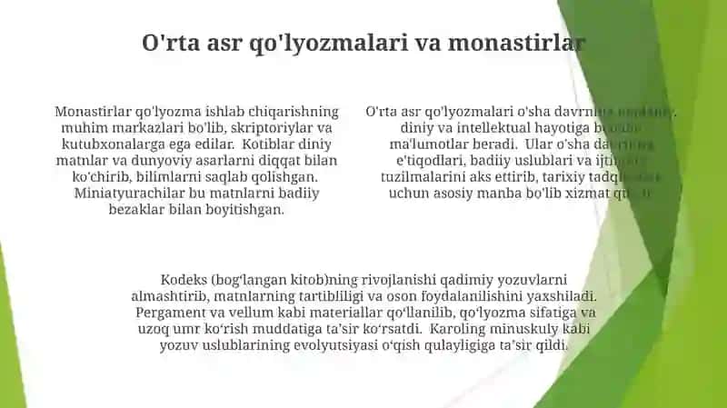 Hujjatlarning paydo bòlishi va tarixi 4