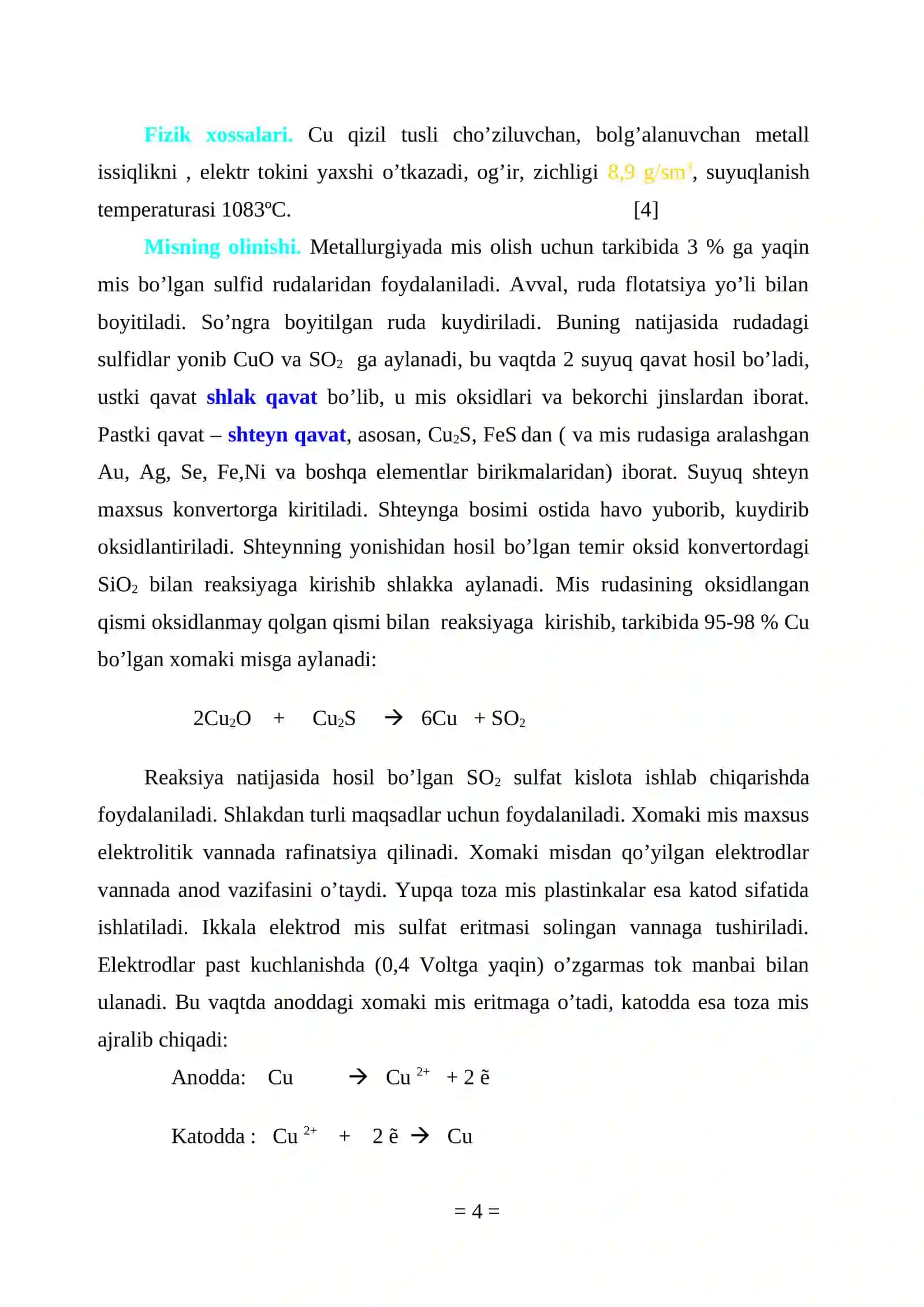 MIS (II) NITRATNING OLINISHI VA XOSSALARI 4