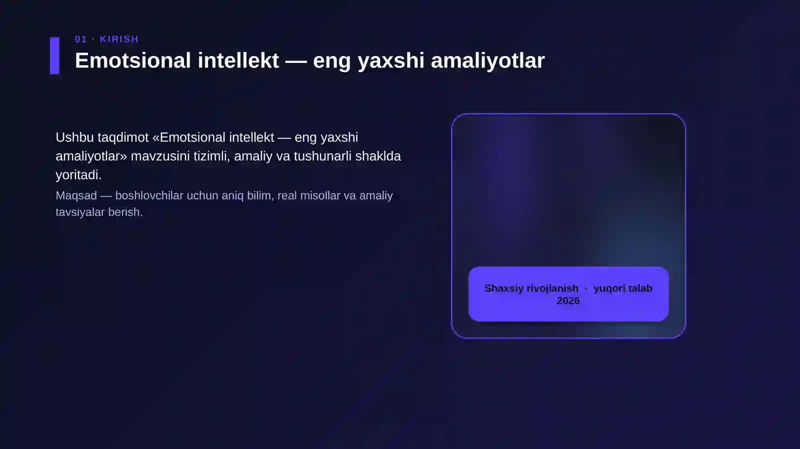 Emotsional intellekt — eng yaxshi amaliyotlar 4