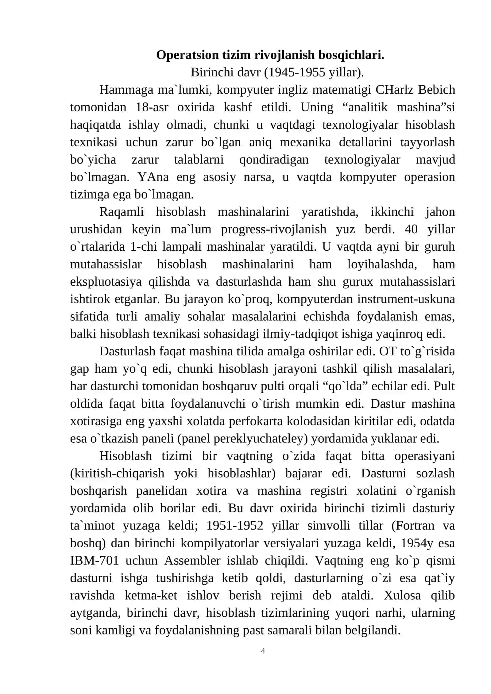 KT: ”INFORMATIKA VA AT” YONALISHI 4