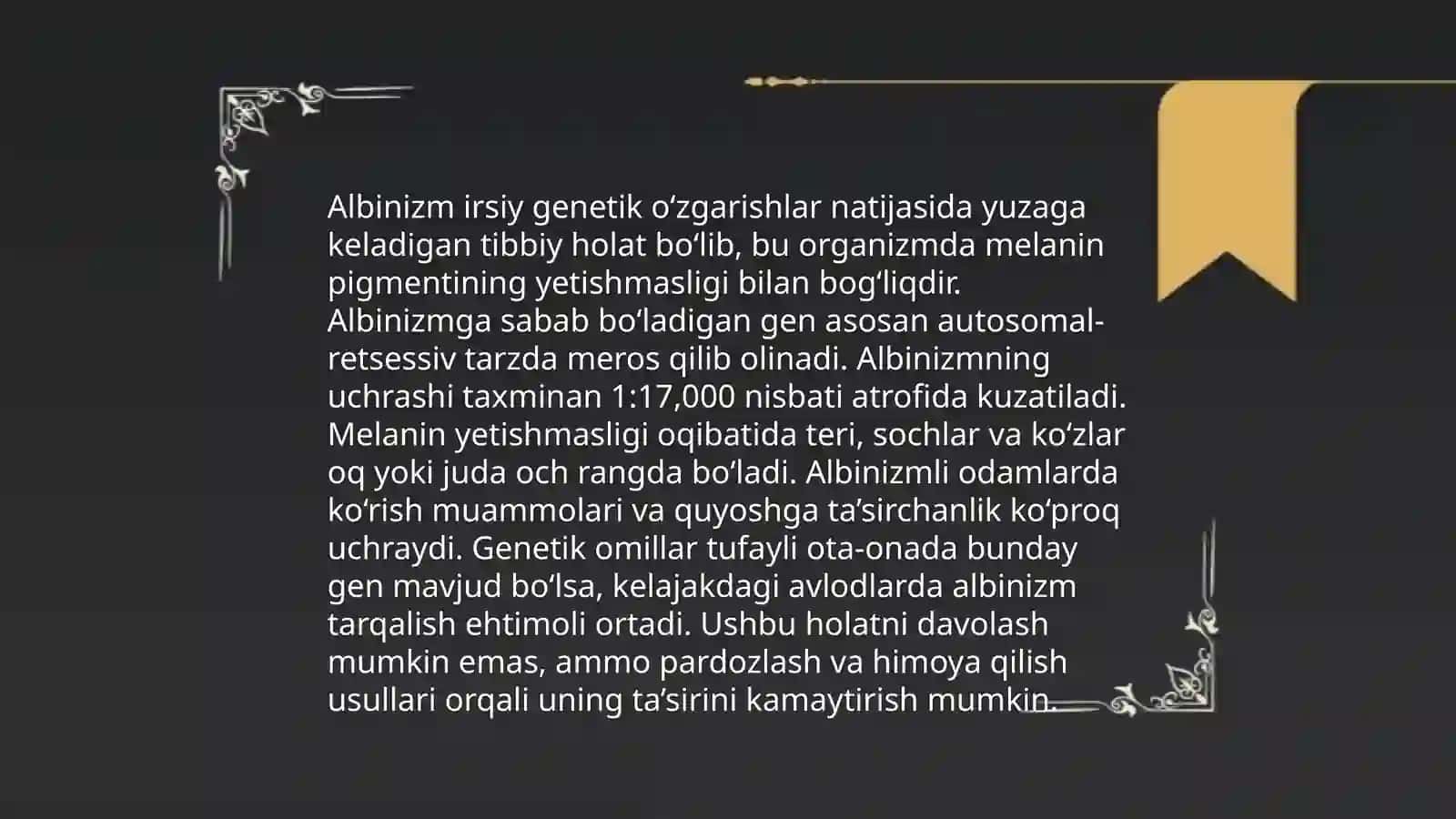 Albinizim kasaligi 4