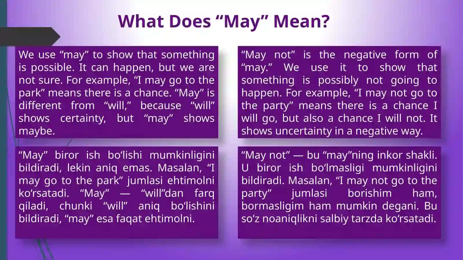 May and Might 4