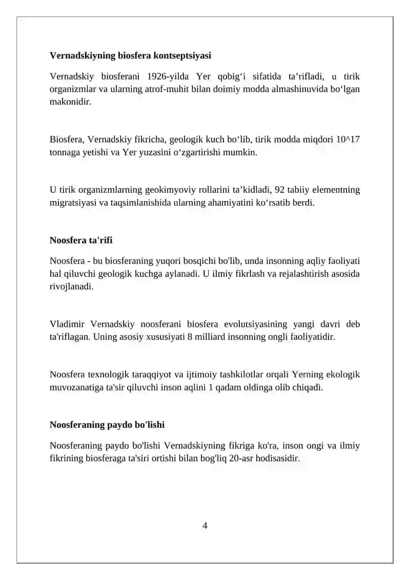 Biosfera va Noosfera 4