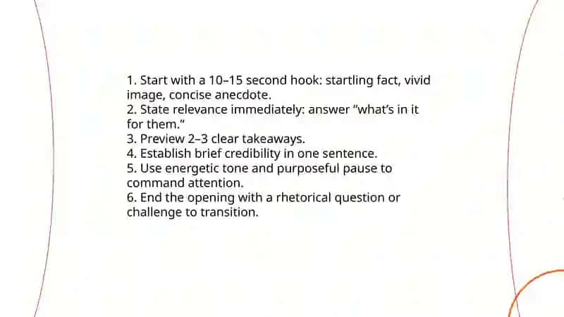 Structuring a speaking mini lecture that slays 4