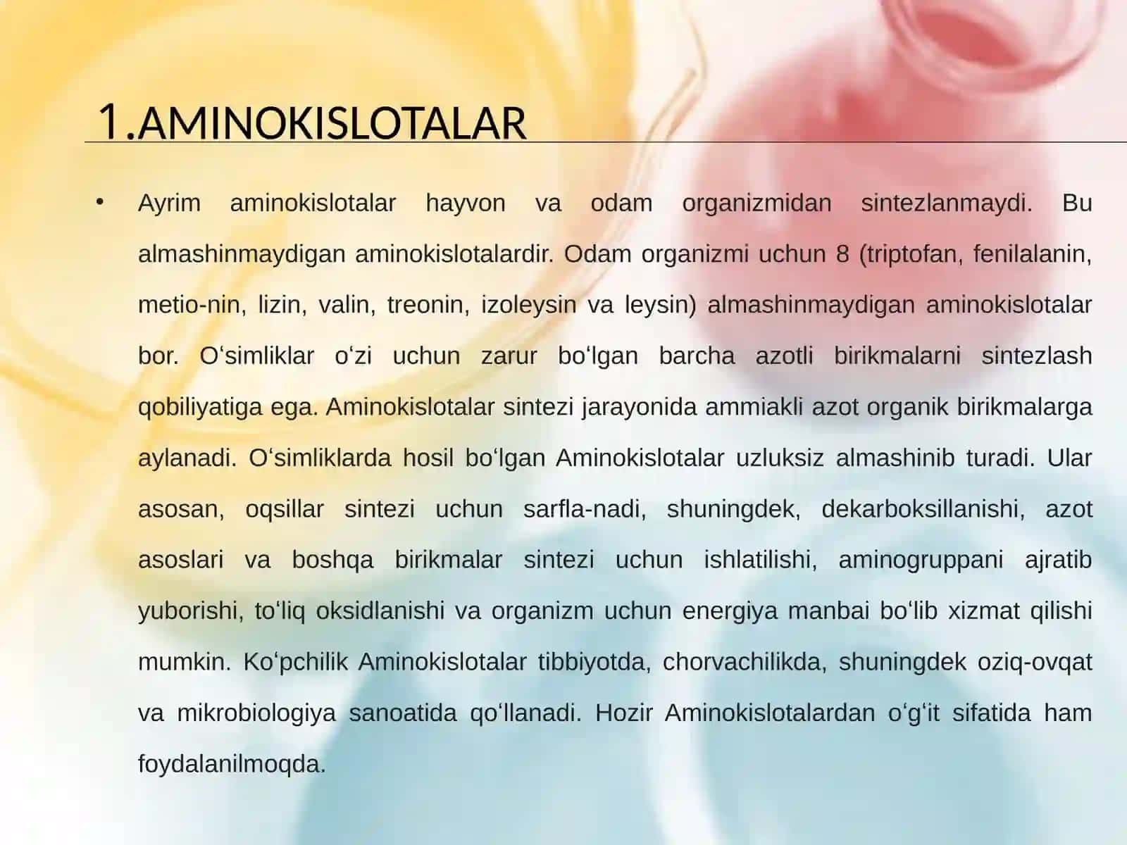 Aminokislotalar 4