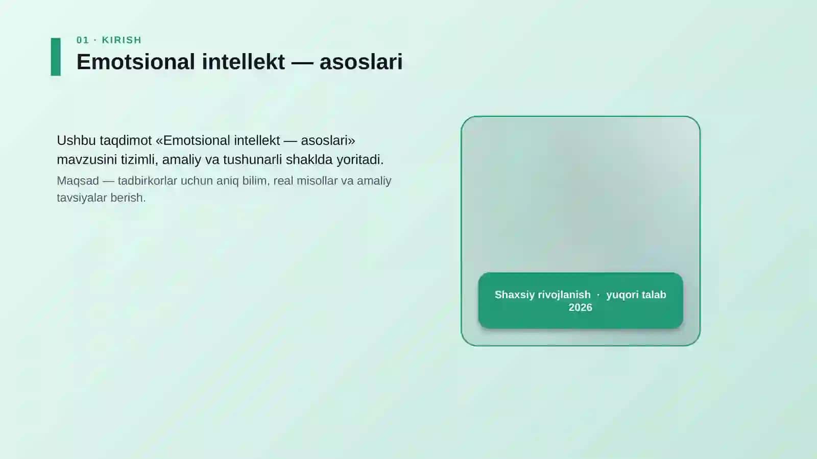 Emotsional intellekt — asoslari 4