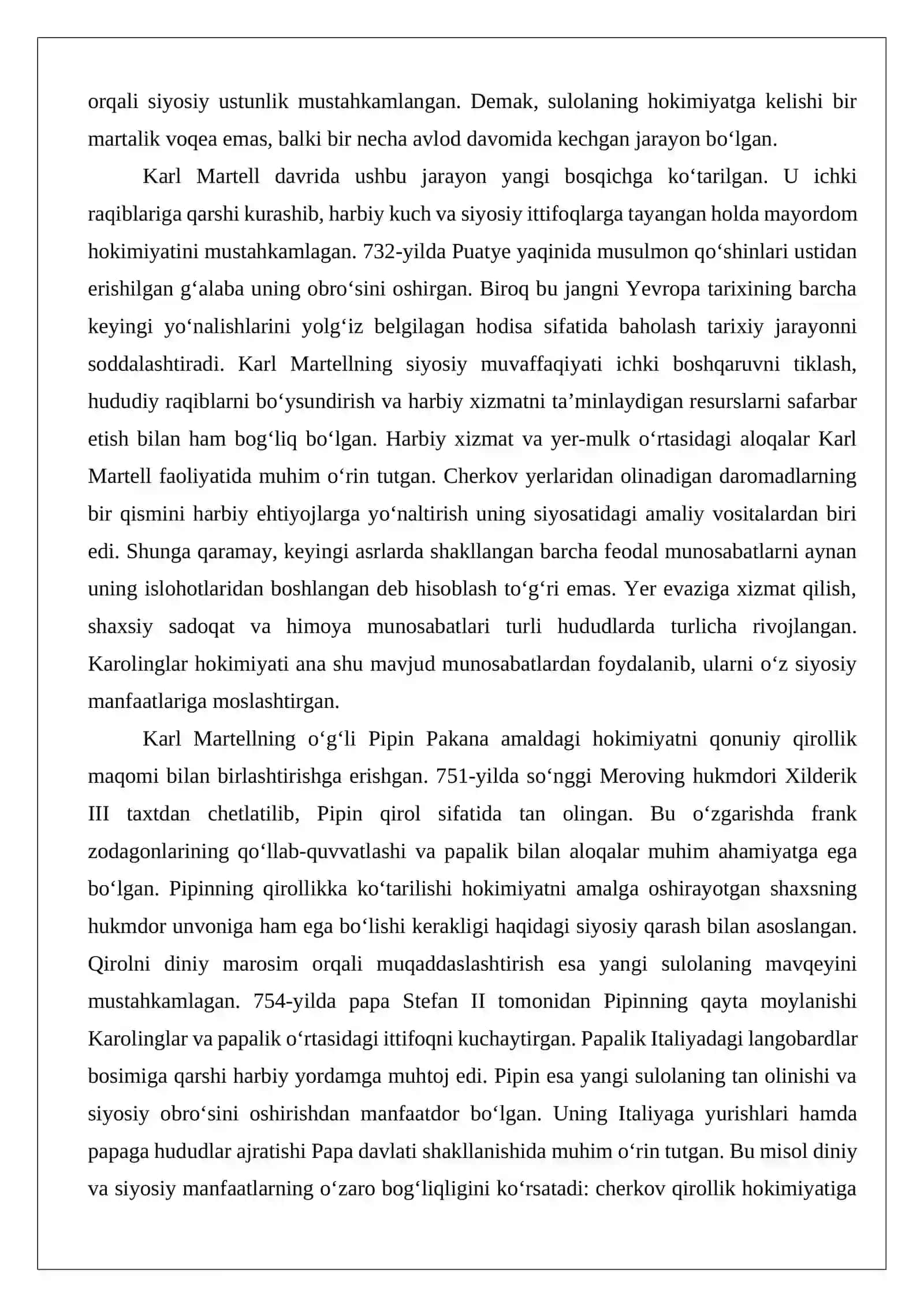 Karolinglar davlati tarixiga oid ilmiy tadqiqotlar 4
