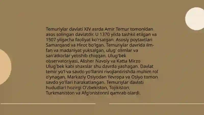 Amir Temur davlati 4