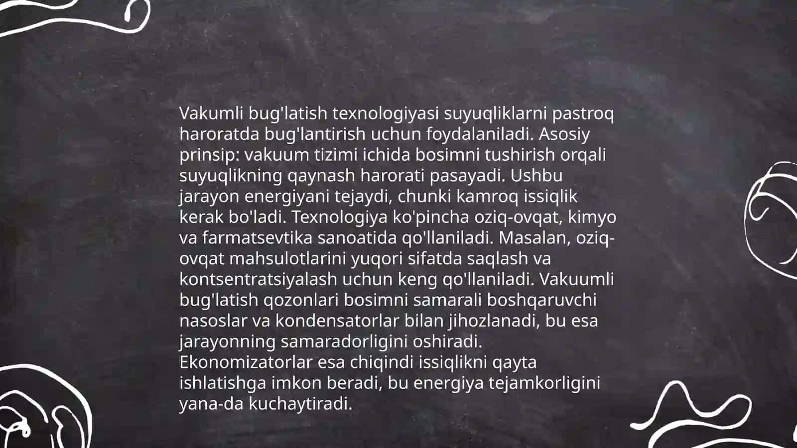 Vakumli Bug'latish apparatlari 4