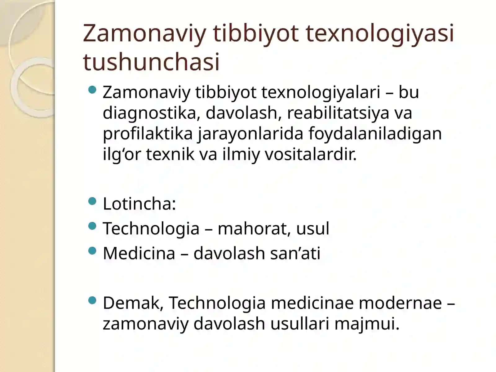 Zamonaviy tibbiyot texnologiyalari 4