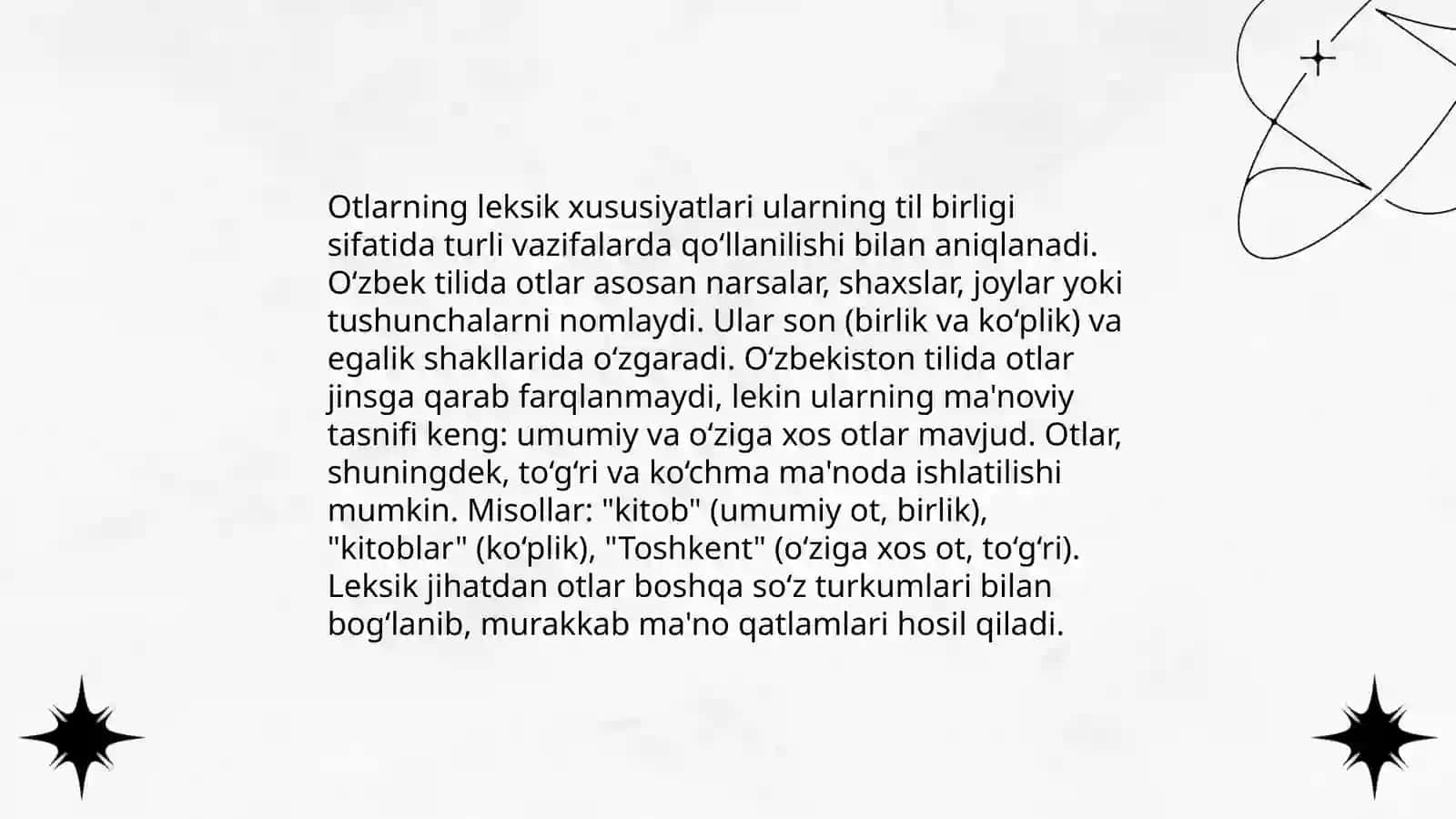 Ot turlari 4