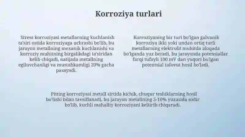 Korroziya Jarayonlarining Turlari 4