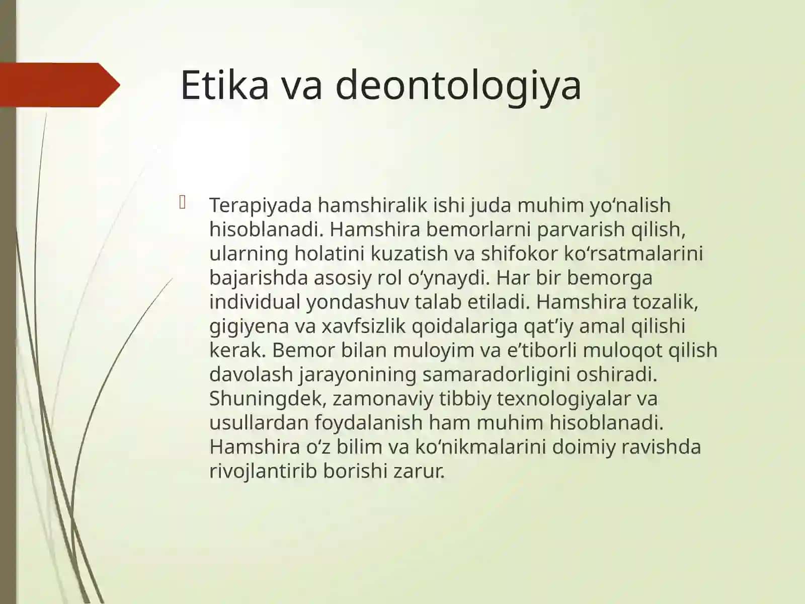 Terapiyada hamshiralik ishi 4