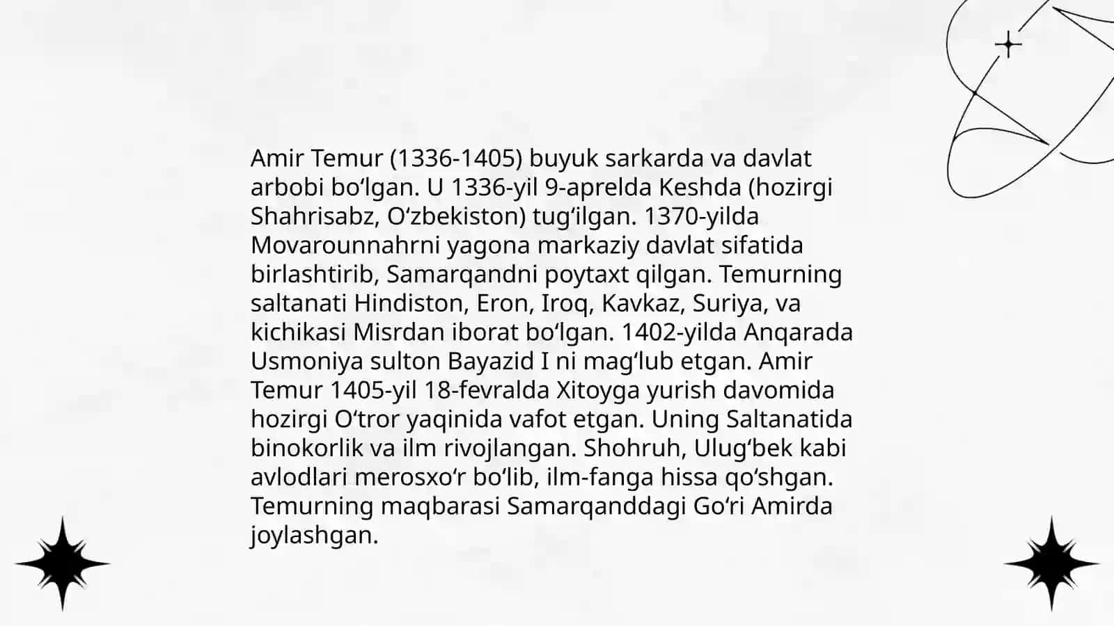 Temuriylar hayoti 4