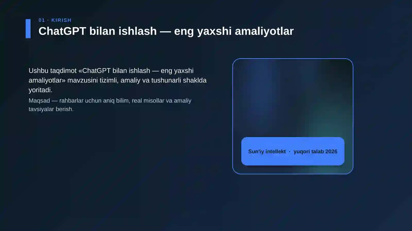 ChatGPT bilan ishlash — eng yaxshi amaliyotlar 4